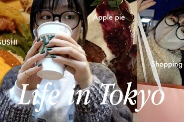 VLOG : ずっと食べてる1日🥢お仕事|夜カフェ|手巻き寿司