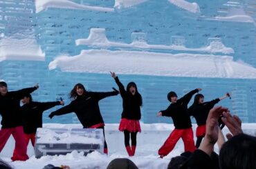 第７０回さっぽろ雪まつり.大通り５丁目 毎日氷の広場「monogatari」2019年2月10日(日)