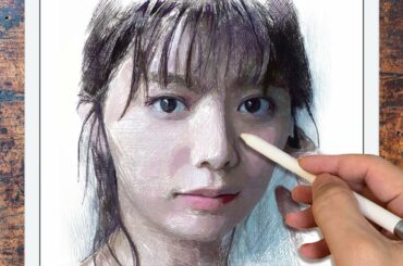 Drawing 川津明日香 : Asuka Kawazu／仮面ライダーセイバー 須藤芽依／仮面ライダー聖刃／KAMEN RIDER SABER／Haw to draw／painting