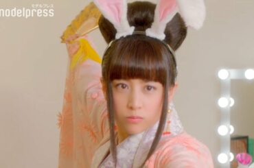 山本美月「新解釈・三國志」劇中衣装で登場 小喬の技も披露