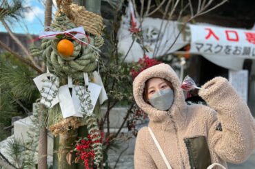 地元で初詣【松井玲奈】