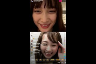 福原遥/(Haruka Fukuhara) Vs 中村ゆりか/(Yurika Nakamura) Instagramで直接
