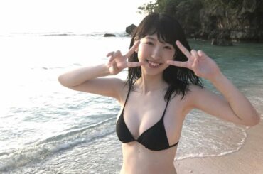 日比美思、ツイッターで黒ビキニ姿を披露！　20171206