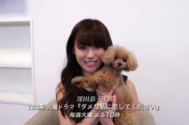 深田恭子主演ドラマ『ダメな私に恋してください』インタビュー
