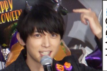 吉沢亮「角生やしちゃいました」新木優子とハロウィーン風に　映画「あのコの、トリコ。」イベント1