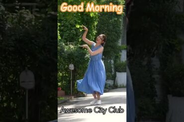 テレ朝・住田紗里アナがAwesome City Club「Good Morning」をオリジナル振り付けで踊る！【グッド！モーニング特別コラボ】