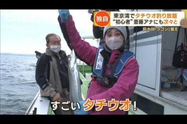 【独自】東京湾で「タチウオ」釣り放題　巨大「ドラゴン」も…気候変動で“急増”【もっと知りたい！】(2023年2月2日)