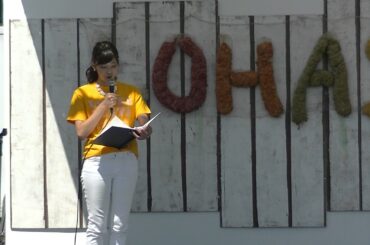 ロハスフェスタ広島 ASHステージ2部　OPMC TSSテレビ西山アナウンサー
