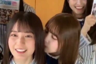 加藤史帆ちゃんにちょっかい出される小坂菜緒ちゃん