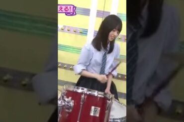 深川麻衣&齊藤飛鳥のドラム