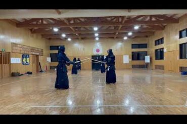 番外編　2023年1月26日@人吉市山江中学校武道館　小郷先生と平先生との立合