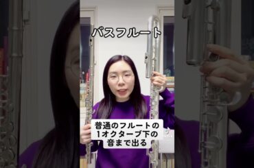 【何個知ってる？ 】フルート5種類を比較！ #フルート #吹奏楽