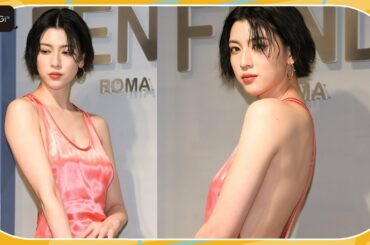 三吉彩花、大胆ドレスで美背中を披露　「パラッツォ フェンディ 表参道」レセプションイベント