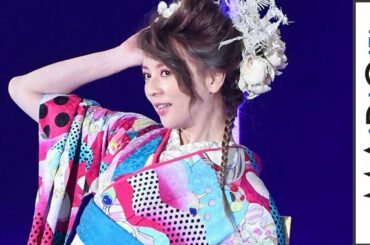 香里奈、筧美和子らがカラフル着物姿でランウエー歩く　天野喜孝「CANDY GIRL」をポップに表現　「TGC2017S／S」