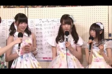 後藤萌咲 大森美優 樋渡結依  AKB48総選挙2017直後インタビュー 柏木由紀