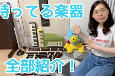 【1000人突破】持ってる楽器全部紹介！【ありがとう】