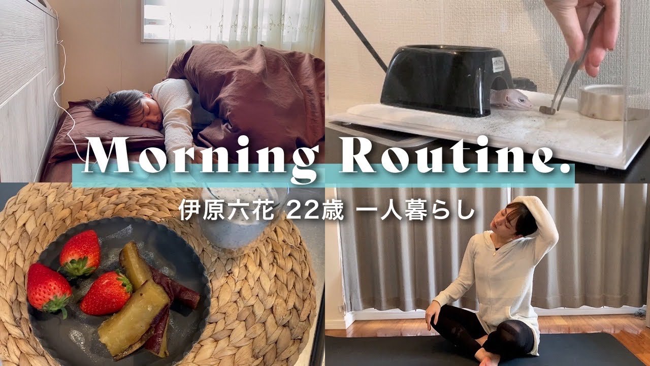 【Morning Routine】22歳一人暮らしの朝。あんまやることないモーニングルーティン。【伊原六花】 【Morning Routine】22歳一人暮らしの朝。あんまやることないモーニングルーティン。【伊原六花】