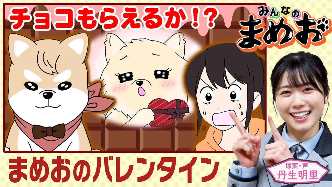 【バレンタイン】気になる相手からチョコをもらうため、まめお猛アピール!声優は日向坂46丹生明里!【”みんなのまめお” 全話フル公開Part31】 【バレンタイン】気になる相手からチョコをもらうため、まめお猛アピール!声優は日向坂46丹生明里!【”みんなのまめお” 全話フル公開Part31】