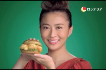 小林麻央/Mao Kobayashi ロッテリア エビマヨバーガー