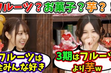 【花より団子】秋元真夏からの差し入れについて話す伊藤理々杏と阪口珠美（文字起こし）乃木坂46