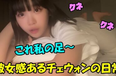 彼女感あふれるチェウォンのイチゴキャンドル作りブイログが最高に可愛すぎる