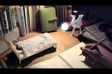 長沢菜々香（欅坂46）主演 ブラックブラック「受験勉強に集中する米谷奈々未。 目の前には、誘惑ばかり... 悪魔オダと天使ナナコが囁いてくる 悪魔オダに唆される米谷… 」 つぶやきCMグランプリ