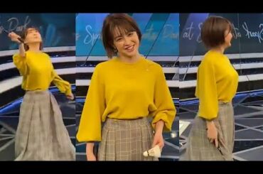 宮司愛海アナ のバドミントンのラリー姿が可愛すぎる！井上清華アナとどちらが好み？【めざましテレビ】