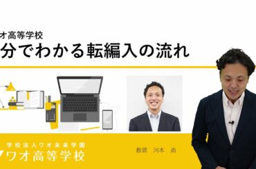 ワオ高校・転編入の流れ