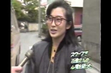 引退後百恵さん　　路上インタビュー