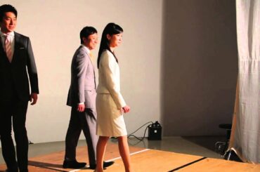 ポスター撮影編５秒ver.大江、ポーズをとる　新ＷＢＳ