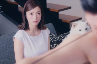 上戸彩、的場浩司の激しい筋トレに「なんで？」お父さんは「出てけ！」　「SoftBank Air」ウェブ動画が公開