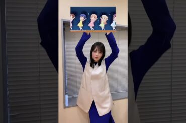 アニメダンス #髪の毛たべてるね #shorts