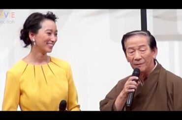 小松政夫、杏はお茶目！／笹野高史、黒島結菜、坂口健太郎らも登壇、映画『オケ老人！』完成披露試写会