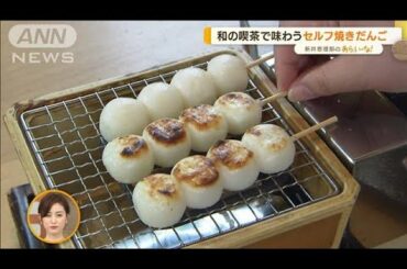 “ネオセルフ式”グルメ　「だんご」「うなぎ」…驚き！“焼き体験”【あらいーな】(2022年6月27日)
