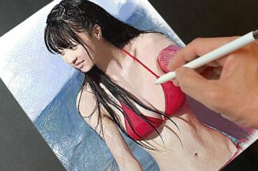 Drawing Tokyo Fashion Model : 逢沢りな Rina Aizawa | ARTY COATY