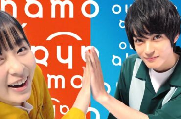 森七菜＆神尾楓珠がYOASOBI「三原色」にあわせてノリノリ！「#ahamoシンクロダンス」披露