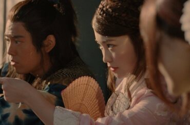 金太郎、早くも“織姫”川栄李奈に告白　桃太郎＆浦島太郎もあきれるチョロさ　au『三太郎グッズが必ずもらえる』新CM「必ずの織姫」篇