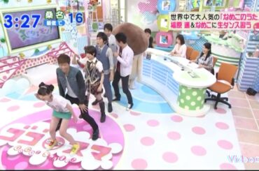 【放送事故】14歳の福原遥ちゃんが必死にパンチラを隠すも･･･