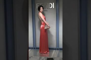 三吉彩花「パラッツォ フェンディ 表参道」オープニングカクテルイベント