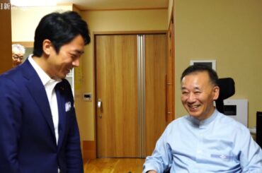 谷垣・自民前総裁、進次郎議員に「おめでとう」　結婚公表直後に対談