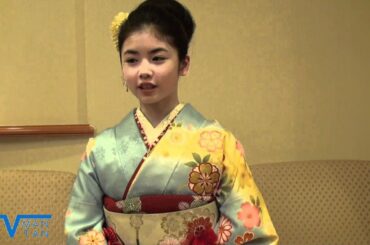 新年晴れ着インタビュー 小芝風花さん