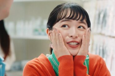 清野菜名、自分にあった商品が見つかり驚きの表情！「天然オイル配合 PASTEL MASK(パステルマスク)」