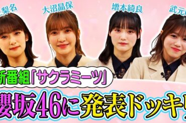 【櫻坂46メンバーにドッキリ】レギュラー冠番組決定の瞬間【サクラミーツ】