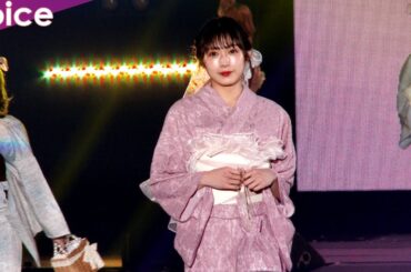 元櫻坂46渡辺梨加、卒業後初ランウェイはキュートな着物姿　戦慄かなの＆頓知気さきなの歌にのって