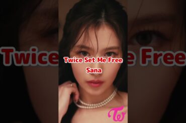Twice サナ Set Me Free MV / Twice Sana on Set Me Free music video / #Shorts