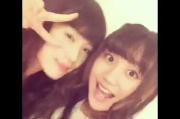 141231 NMB48 薮下柊 渋谷凪咲 テンションあがってるぜーーーーいっ♥︎！！