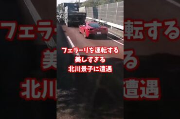フェラーリを運転する北川景子が美しすぎる…