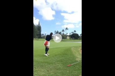女子ゴルフ｜女優ゴルファー、ハワイ・Turtle Bay Resortでリゾートラウンド♪