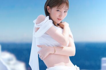 本田翼、ウエストあらわな大胆衣装で“ぎゅっ！”ポーズ　引き締まった美スタイルに注目　森永乳業「ギリシャヨーグルト パルテノ」新CM