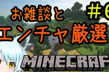 【マイクラ】＃6 久しぶりだしおしゃべりしながらエンチャ本厳選する【藤宮灯花/Vtuber】